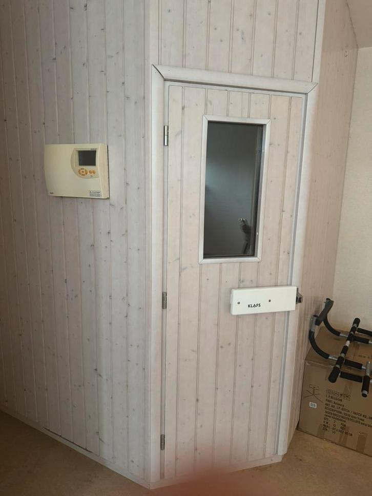 Lux Thuis Sauna met Volledige Uitrusting–Nauwelijks Gebruikt, Sport en Fitness, Sauna, Nieuw, Complete sauna, Fins of Traditioneel