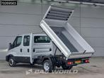 Iveco Daily 35C21 3 zijdige Kipper Dubbel Cabine 210PK 3.0L, Auto's, Bestelwagens en Lichte vracht, Stof, Euro 6, 4 cilinders