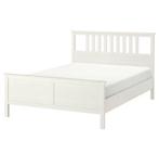 Bedframe Ikea, Huis en Inrichting, Slaapkamer | Bedden, Ophalen, Wit, 140 cm, Zo goed als nieuw