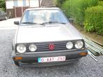 VW GOLF 2 - benzine 1300cc - 1990 - 5 vit. - open dak, Voorwielaandrijving, Stof, Volkswagen, Grijs