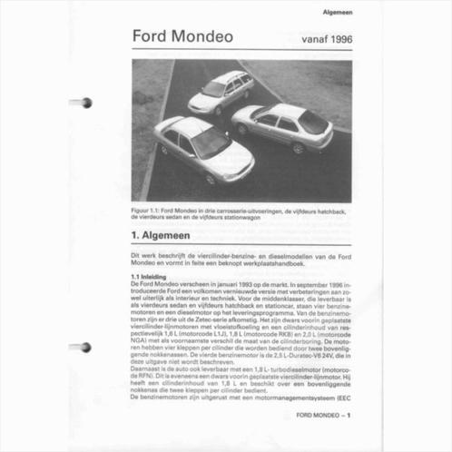 Ford Mondeo Vraagbaak losbladig 1996 #1 Nederlands, Boeken, Auto's | Boeken, Gelezen, Ford, Ophalen of Verzenden