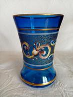 Boheemse glazen tuimel/beker van 12,5 cm uit de jaren 20, Antiek en Kunst, Ophalen of Verzenden