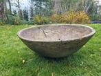 Bloembak / plantenbak / schaal 90 cm doorsnede beton, Tuin en Terras, Ophalen, Gebruikt, Beton