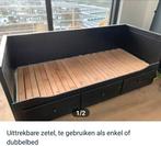 Uittrekbare zetel met schuiven, te gebruiken als bed, Ophalen, Zo goed als nieuw, 200 cm