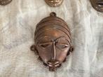 7 BRONZEN DOGON MASKERS, Antiek en Kunst, Ophalen of Verzenden