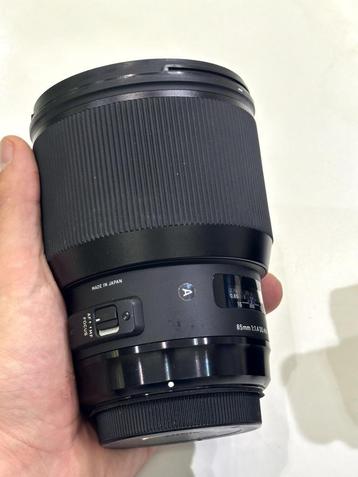 85 1.4 Sigma Canon EF DG ART.  beschikbaar voor biedingen