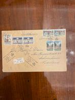 1961 Suriname: Eerste vlucht KLM naar Amsterdam, Postzegels en Munten, Brieven en Enveloppen | Buitenland, Ophalen of Verzenden