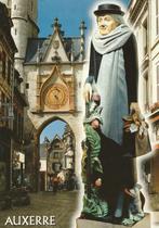 AUXERRE -  Horlogetoren + Standbeeld Marie Noél, Frankrijk, Gelopen, Verzenden, 1980 tot heden
