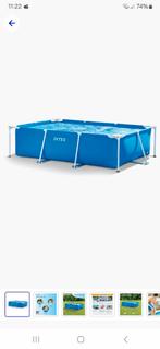 Intex zwembad 300x200x75 cm met afdekzeil, Tuin en Terras, Zwembaden, Ophalen, Zo goed als nieuw