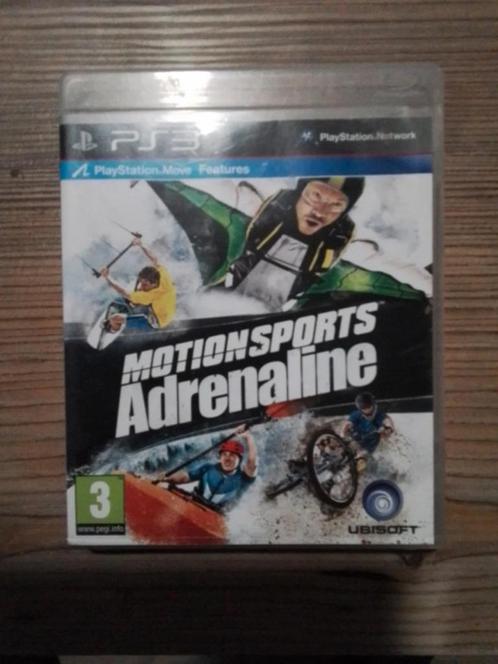 Motion Sports Adrenaline - Playstation 3, Games en Spelcomputers, Games | Sony PlayStation 3, Zo goed als nieuw, Sport, Vanaf 3 jaar