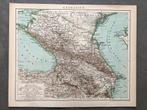 19e-eeuwse Pruisische kaart - de Kaukasus, Boeken, Atlassen en Landkaarten, Overige gebieden, Zo goed als nieuw, 1800 tot 2000