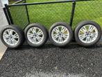 Winterbanden op alu Ford velg 16" 215/55, Auto-onderdelen, Banden en Velgen, Ophalen, 16 inch, Banden en Velgen, Winterbanden
