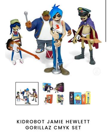 Set Gorillaz designer toys in doos KIDROBOT, Enlèvement