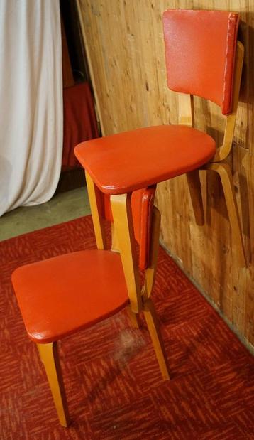 Set model 500 chairs Cor Alons stoelen Dutch vinyl design  beschikbaar voor biedingen