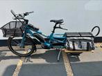 Elektrische fiets YUBA SPICY CURRY V3 Cargo City Blue, Fietsen en Brommers, Ophalen, Zo goed als nieuw