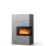 Vends poêle de masse tulikivi Petro d'angle, Enlèvement, Bois