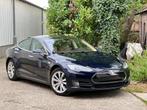 Tesla Model S S60d 2014 185.000 - BTW WAGEN - BATTERIJ KAPOT, Auto's, Automaat, Beige, Leder, 5 deurs