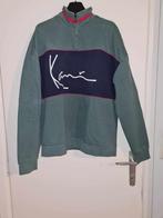 Beau sweat vert de marque Karl Kani, taille L, Taille 52/54 (L), Vert, Porté, Envoi