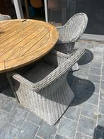 6 rotan tuinstoelen, Tuin en Terras, Tuinsets en Loungesets, Ophalen, Zo goed als nieuw, Rotan