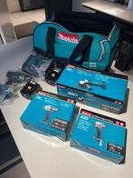 4 delige makita set incl accu en laders, Doe-het-zelf en Bouw, Ophalen, Zo goed als nieuw