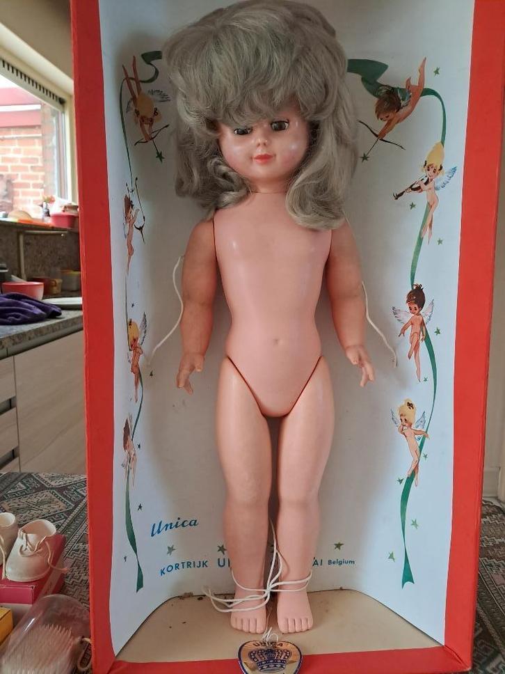 Vintage Pop van Unica Nieuw, Verzamelen, Poppen, Nieuw, Pop, Ophalen of Verzenden