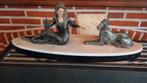 Vrouw met hond beeld Art-deco, Antiek en Kunst, Ophalen