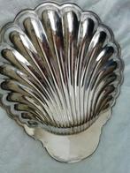 Bol à pétoncles vintage en métal argenté, Enlèvement