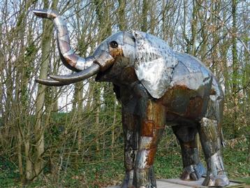 Olifant Jumbo XXL - 225 x 290 cm - Handgemaakt & Uniek beschikbaar voor biedingen