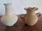 2 terracotta kruikjes, Maison & Meubles, Accessoires pour la Maison | Vases, Enlèvement ou Envoi, Autres couleurs, Pierre, Moins de 50 cm