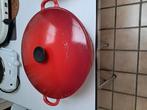 2 Le Cruset kookpotten, Huis en Inrichting, Keuken | Potten en Pannen, Ophalen, Zo goed als nieuw