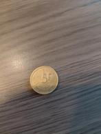 5 belgische frank, Postzegels en Munten, Ophalen of Verzenden
