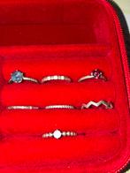 Lot de 7 bagues PANDORA argent, Enlèvement, Argent, Argent
