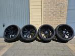 Rohana RFX13 10jx20inch 5x112 deep concave velgen z, Ophalen, Gebruikt, 255 mm, Banden en Velgen