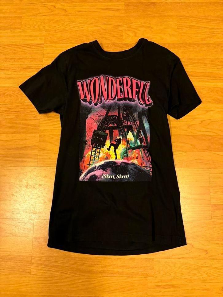 Travis Skott T-shirt, Kleding | Heren, T-shirts, Zo goed als nieuw, Maat 52/54 (L), Zwart, Ophalen of Verzenden