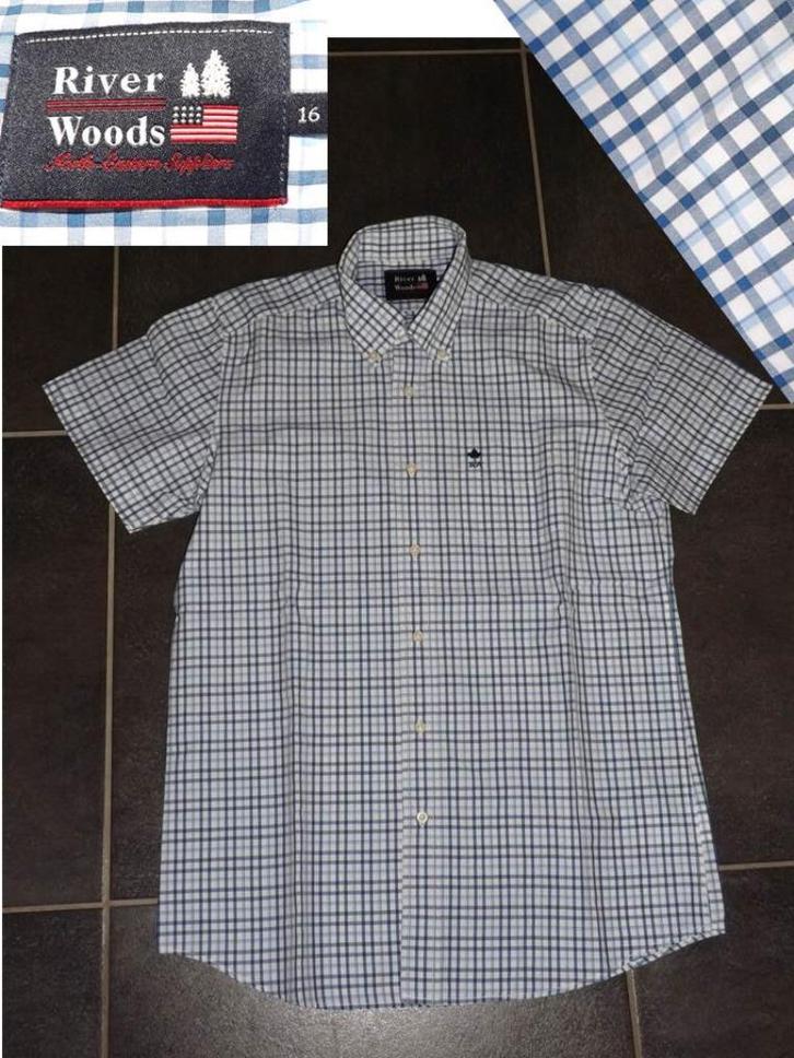 Chemise RIVER WOODS courtes manches taille 16 ans ou S, Vêtements | Hommes, Chemises, Porté, Tour de cou 38 (S) ou plus petit