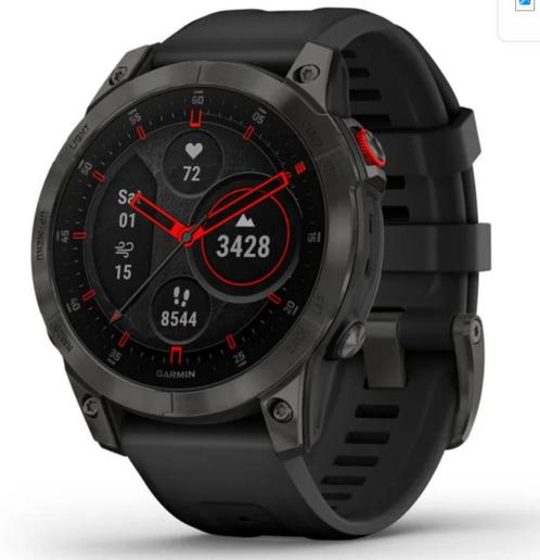 Garmin epix (Gen 2) Sapphire Edition | 47 mm, Handtassen en Accessoires, Smartwatches, Zo goed als nieuw, Android, Zwart, Afstand