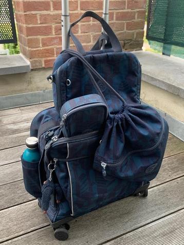 Trolley Kipling live ., 40 à 50 cm, Comme neuf, Enlèvement, Bleu