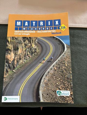 Wiskunde Matrix 5/6 tekstboeken, Enlèvement, Comme neuf
