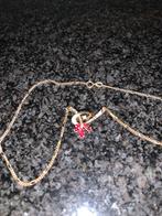 Chaîne 42,5 cm au total. Joli pendentif., Ophalen, Zo goed als nieuw, Goud, Goud