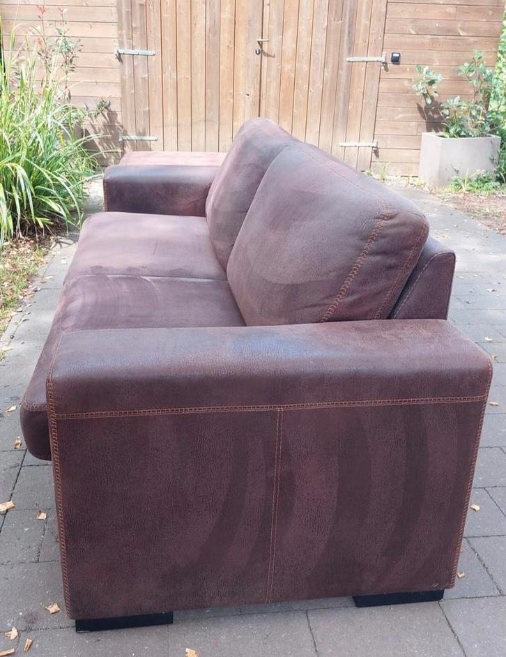 Gebruikt maar nog in goede staat hoor!Alcantara look, Huis en Inrichting, Zetels | Zetels en Chaises Longues, Gebruikt, Overige materialen