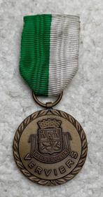 Medaille, VERVIERS Armictice 1918, 50e Anniversaire, Verzamelen, Ophalen of Verzenden, Landmacht, Lintje, Medaille of Wings