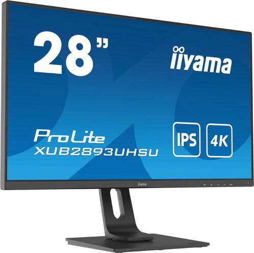 Écran IPS 4K Iiyama de 28 pouces 4k IPS 3ms, Informatique & Logiciels, Moniteurs, Neuf, 60 Hz ou moins, DisplayPort, HDMI, Gaming