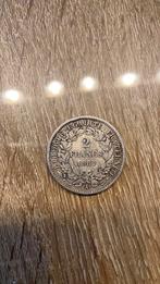 1887 frankrijk 2 francs, Ophalen of Verzenden, Munten