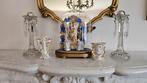 Antiek Frans verguld porceleinen Mariabeeld +..., Antiek en Kunst, Ophalen