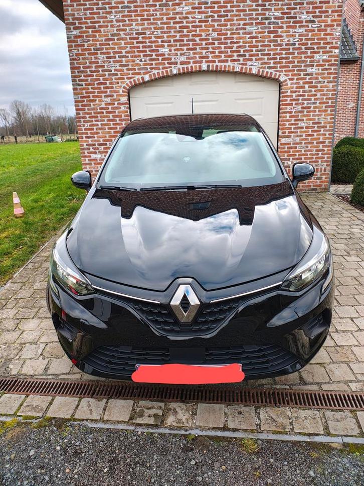 Renault Clio zwart 2022 1000cc 67kw 18000km handgeschakeld, Autos, Renault, Particulier, Clio, ABS, Phares directionnels, Airbags