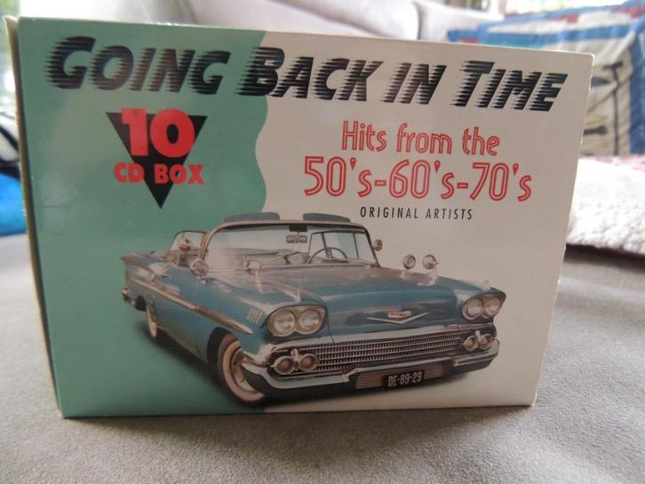 CD's collectie - going back in time - 10 verzamel cd"s, Cd's en Dvd's, Cd's | Verzamelalbums, Zo goed als nieuw, Pop, Boxset, Ophalen of Verzenden