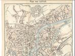 1904 - Liège / plan de la ville / grand format, Envoi