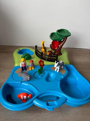 Playmobil 123 dierentuin met waterpartij 6792 beschikbaar voor biedingen