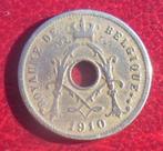 1910 5 centimes FR Albert 1er, Timbres & Monnaies, Monnaies | Belgique, Envoi, Monnaie en vrac, Métal