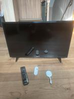 Medion tv met Google chromecast, werkt perfect, Audio, Tv en Foto, Televisies, Gebruikt, 50 Hz, LCD, 80 tot 100 cm